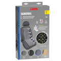 Samurai, schienale in palline di legno - Grigio/Antracite