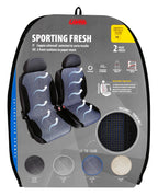 Sporting Fresh, coppia schienali in fibra naturale - Blu