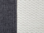Atlantic, schienale in carta tessile e lino - Grigio scuro