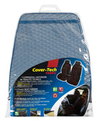 Cover-Tech Fabric, coppia coprisedili anteriori in tessuto tecnico - Azzurro/Beige