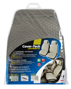 Cover-Tech, coppia coprisedili anteriori in Skeentex - Grigio scuro