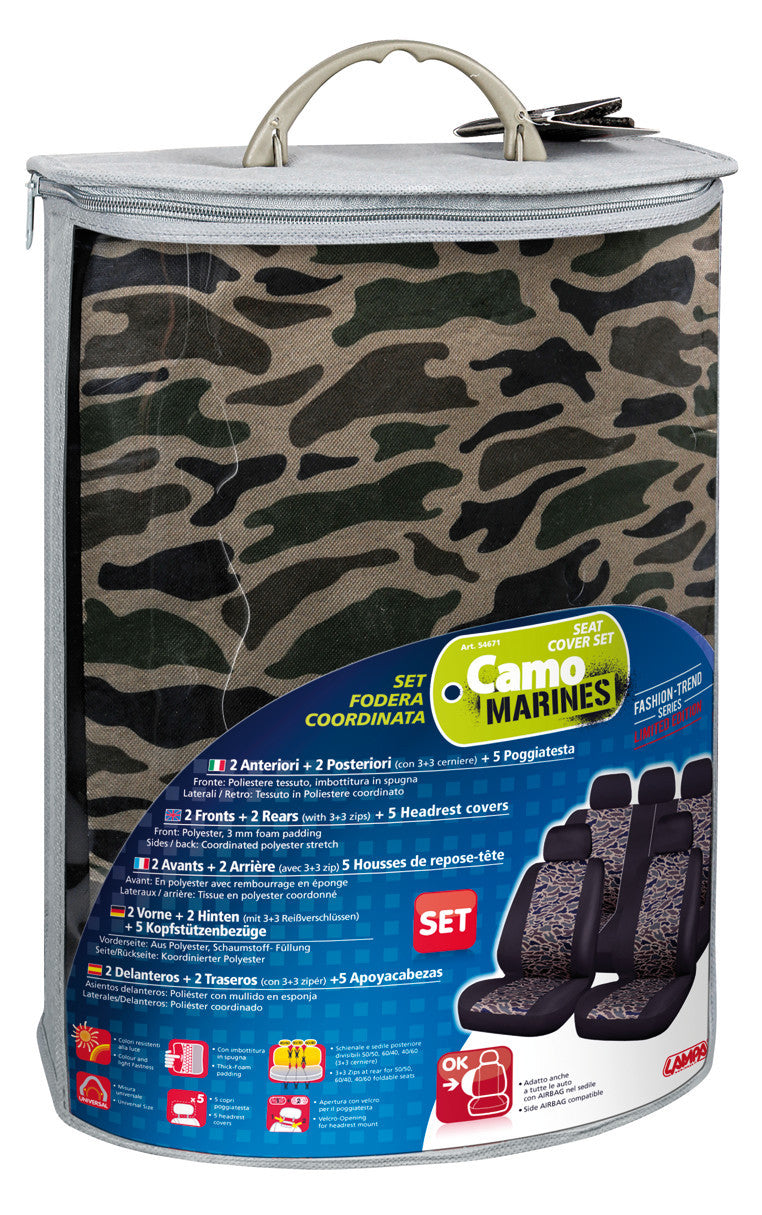 Camo Marines, set fodere coordinate