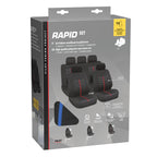 Rapid, set fodere coordinate - Nero/Blu