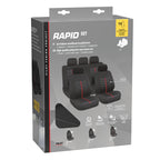 Rapid, set fodere coordinate - Nero/Grigio