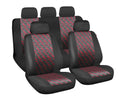 Free, set fodere coordinate - Nero/Rosso