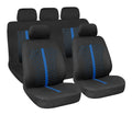 Stinger, set fodere coordinate - Nero/Blu
