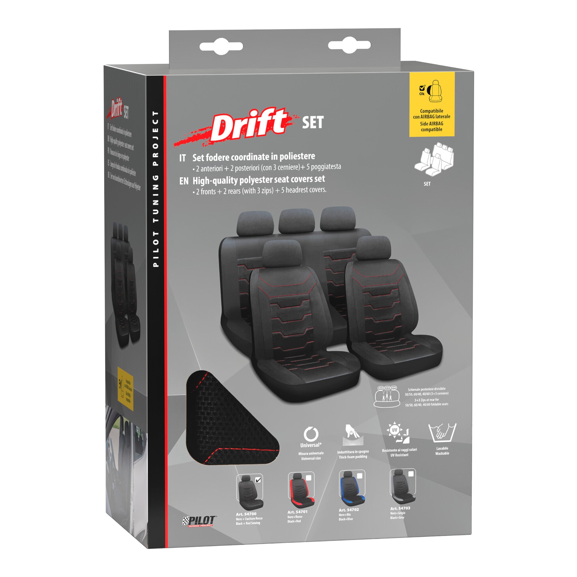 Drift, set fodere coordinate - Nero
