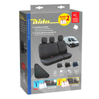 Dido-2, set fodere per furgone con avvolgicintura - Grigio