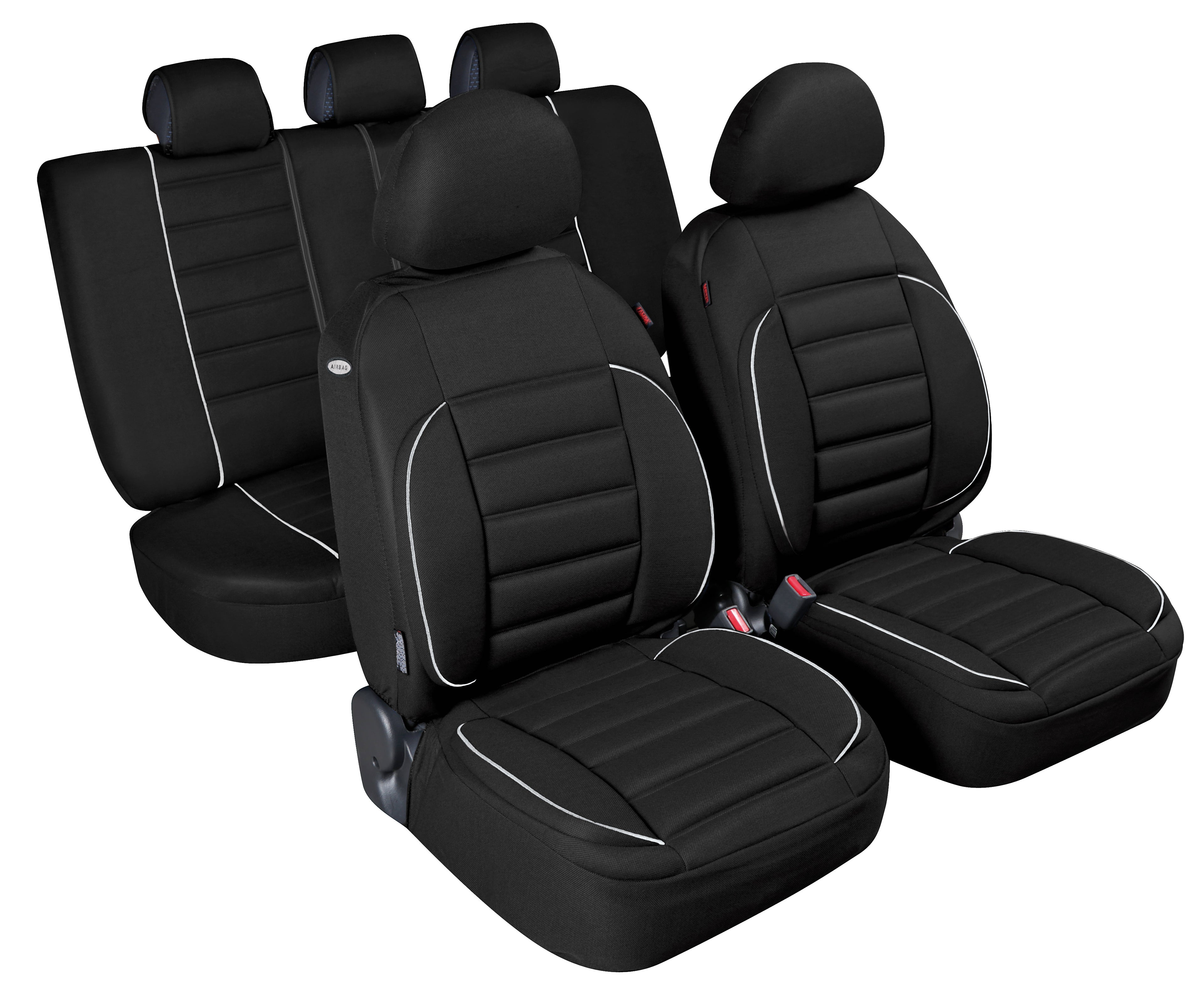 De-Luxe Sport Edition, set fodere coordinate - Nero