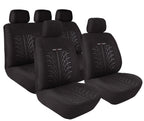 Road Track, set fodere coordinate - Nero