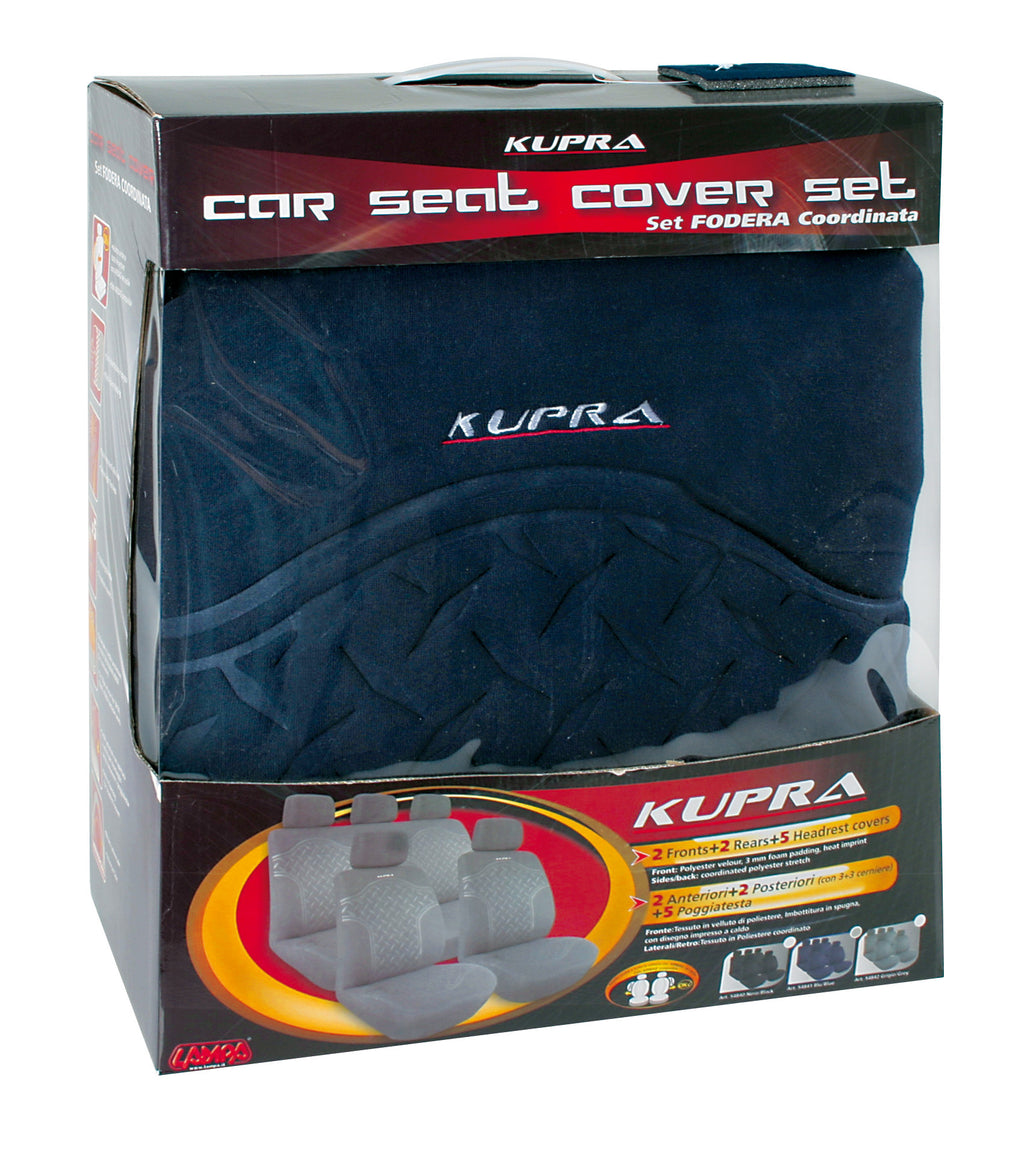 Kupra, set fodere coordinate - Blu