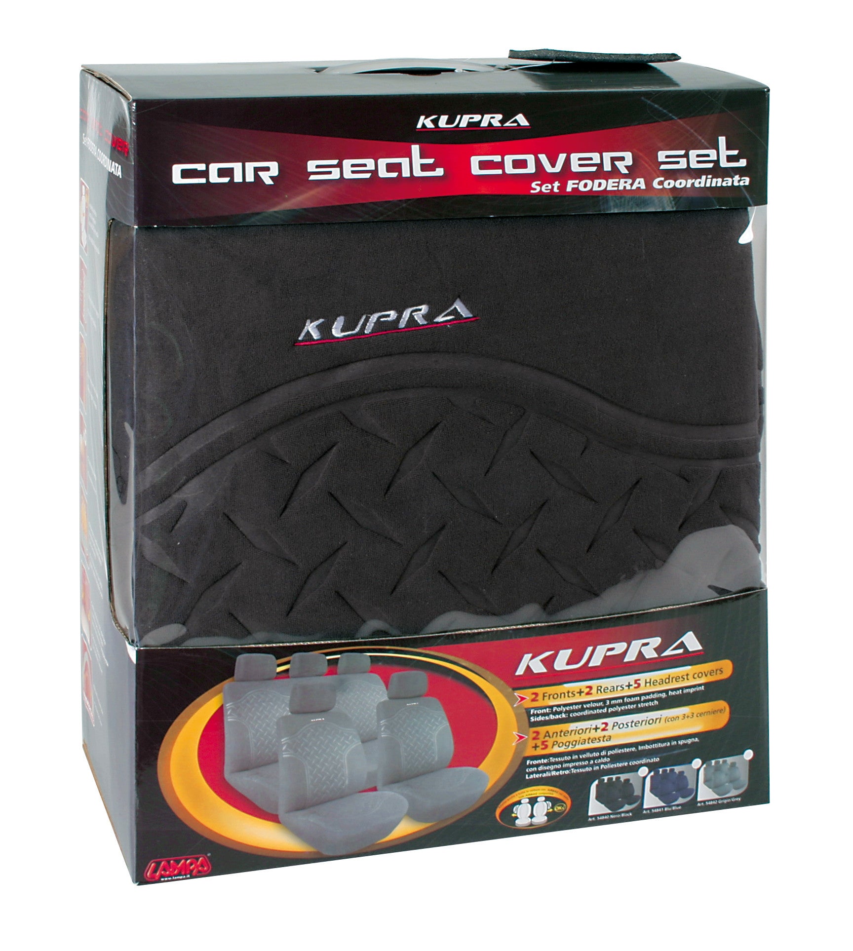Kupra, set fodere coordinate - Grigio