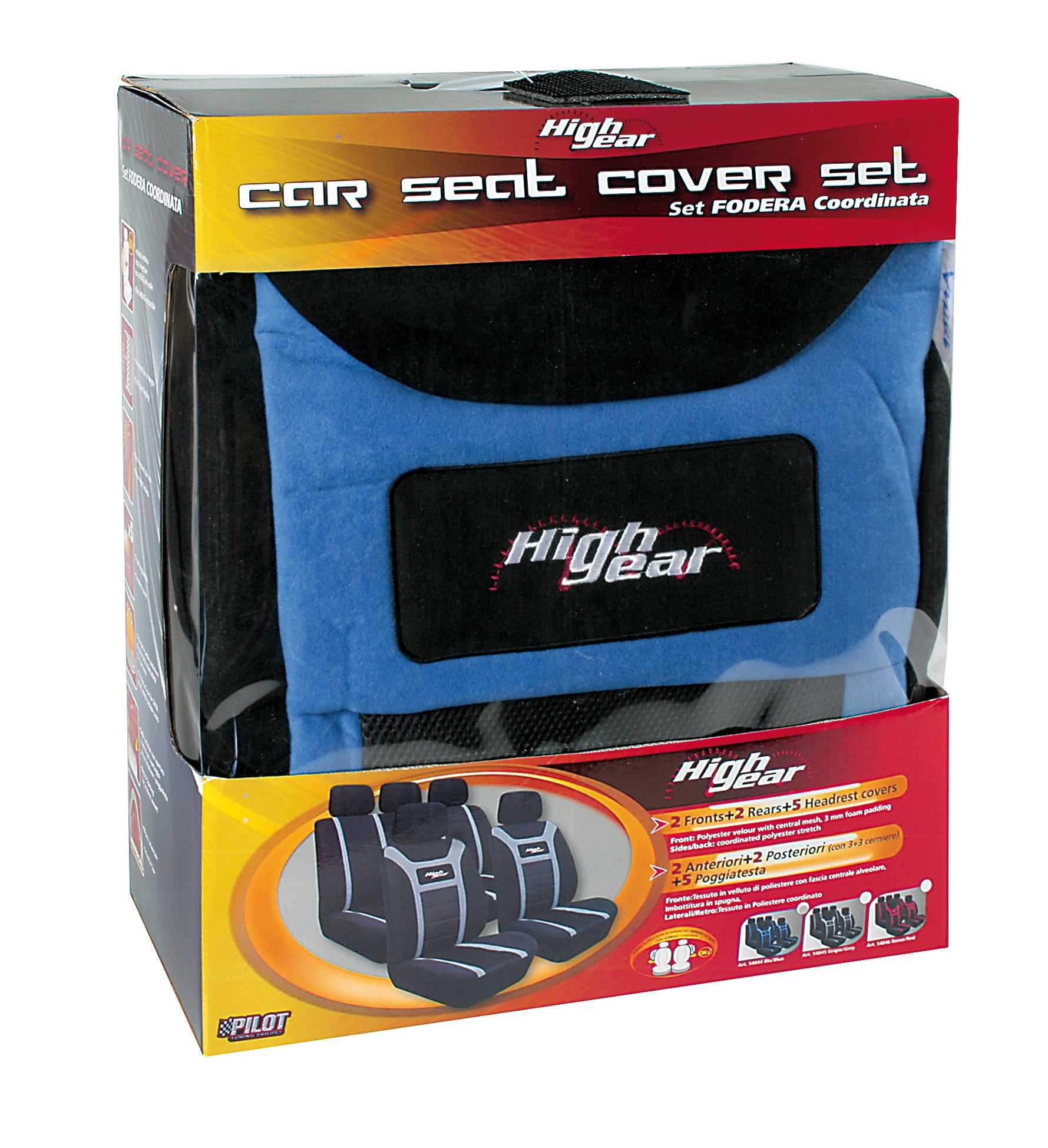 High-Gear, set fodere coordinate - Blu