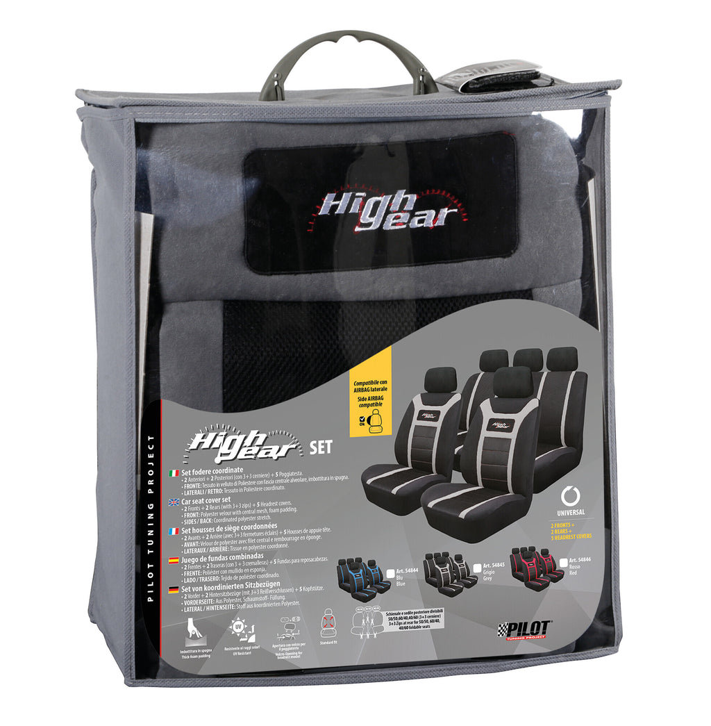 High-Gear, set fodere coordinate - Grigio