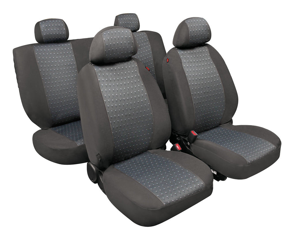 Rex Basic-Fit, set fodere coordinate in jacquard, universali - Antracite