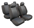 Rex Basic-Fit, set fodere coordinate in jacquard, universali - Antracite