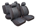 Graffio Basic-Fit, set fodere coordinate in jacquard, universali - Antracite