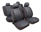 Graffio Basic-Fit, set fodere coordinate in jacquard, universali - Antracite