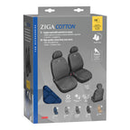 Ziga, coppia coprisedili anteriori in cotone, universali - Blu
