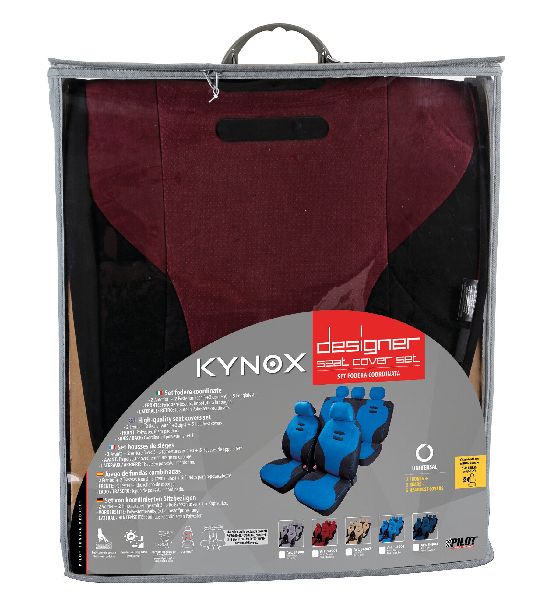 Kynox, set fodere coordinate - Bordeaux
