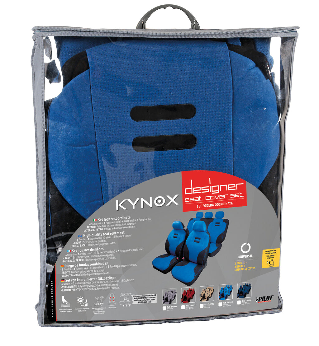 Kynox, set fodere coordinate - Blu