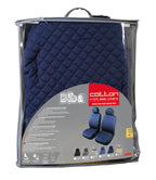 Biba, coppia coprisedili anteriori in cotone, universali - Blu scuro