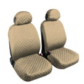 Biba, coppia coprisedili anteriori in cotone, universali - Beige