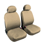 Biba, coppia coprisedili anteriori in cotone, universali - Beige