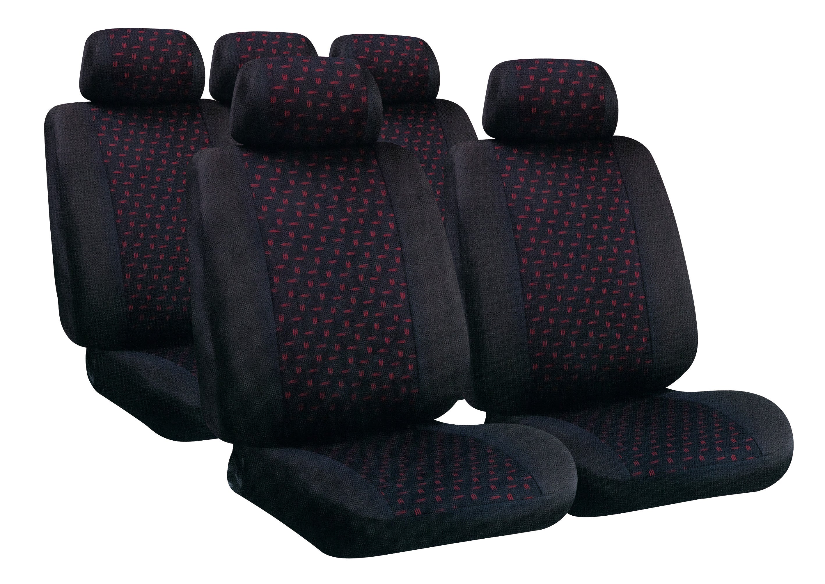 Glamur, set fodere coordinate in jacquard - Nero
