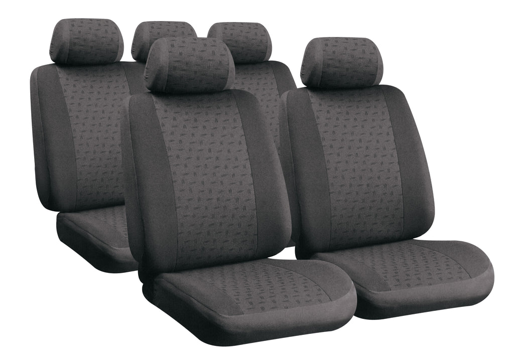 Glamur, set fodere coordinate in jacquard - Antracite