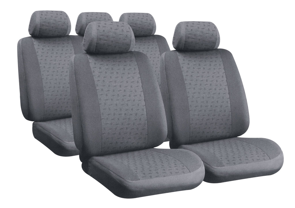 Glamur, set fodere coordinate in jacquard - Grigio