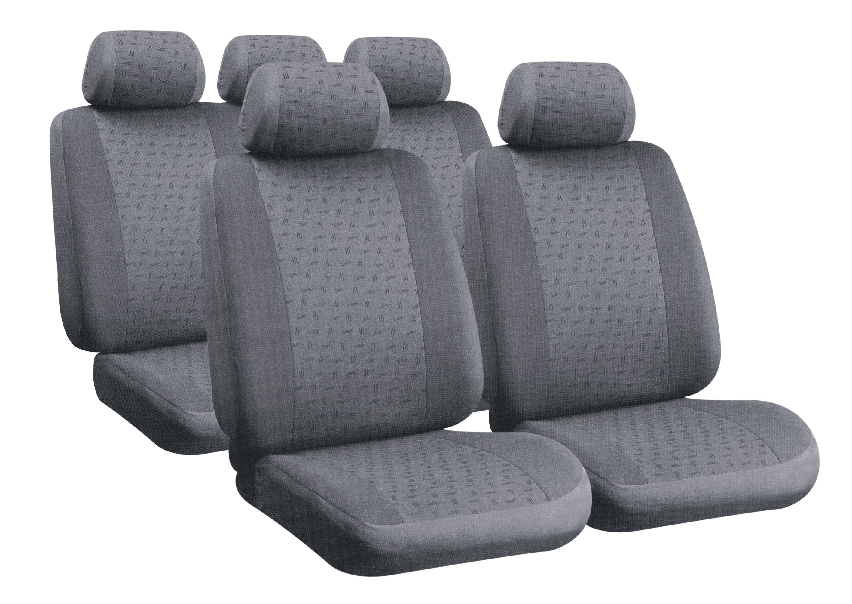 Glamur, set fodere coordinate in jacquard - Grigio