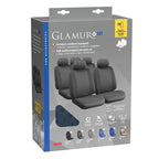 Glamur, set fodere coordinate in jacquard - Avio