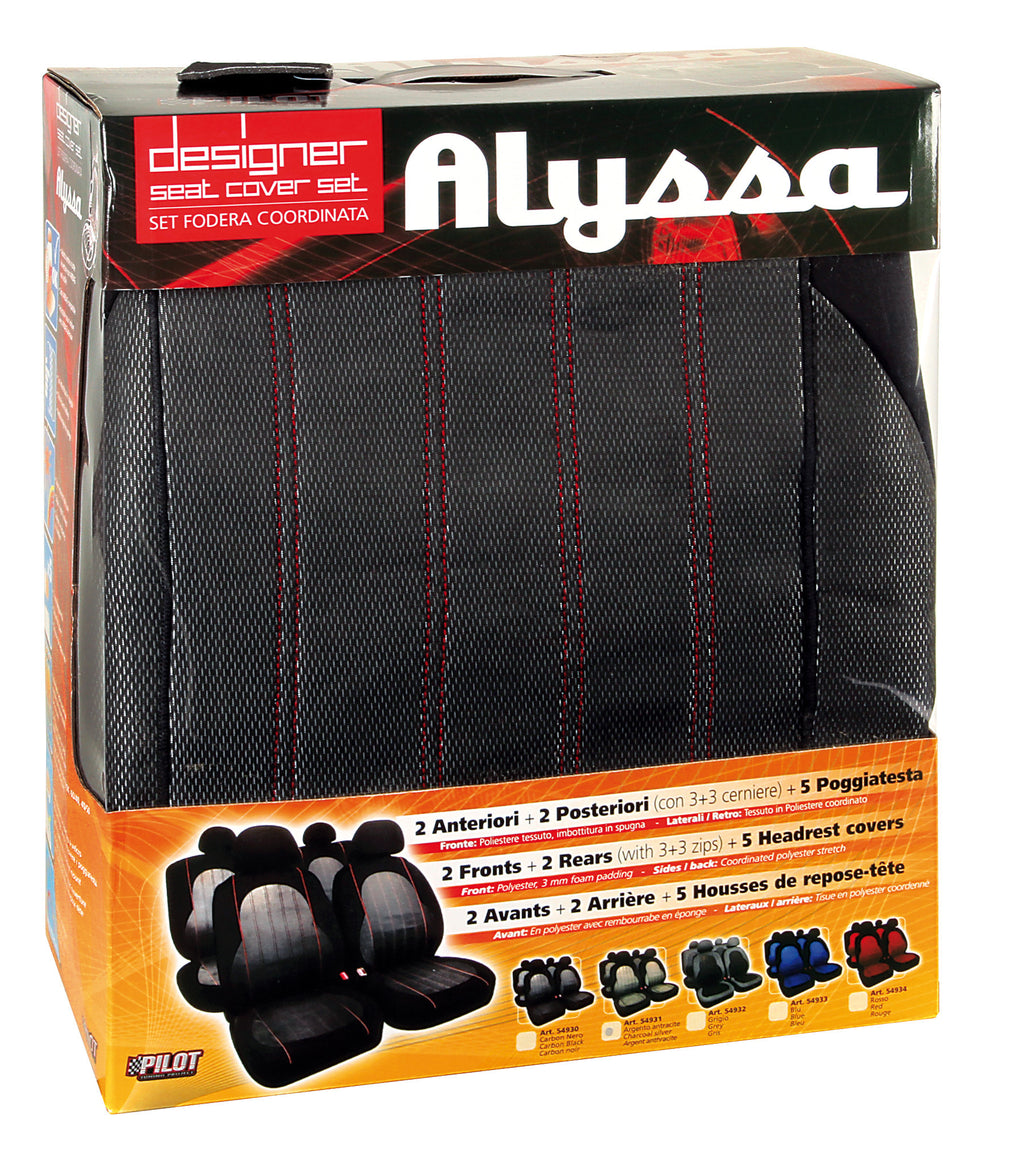 Alissa, set fodere coordinate - Antracite