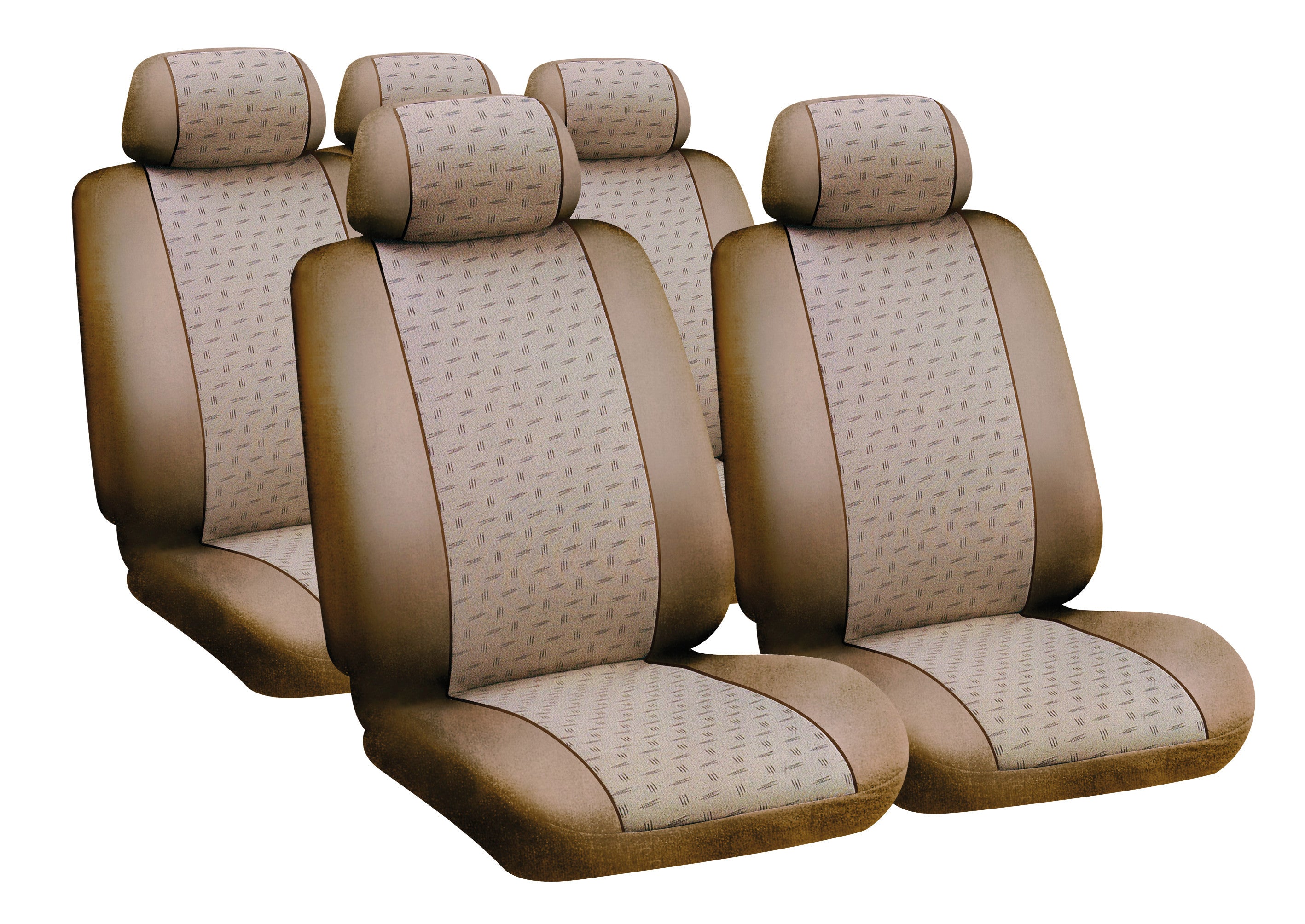Glamur, set fodere coordinate in jacquard - Beige