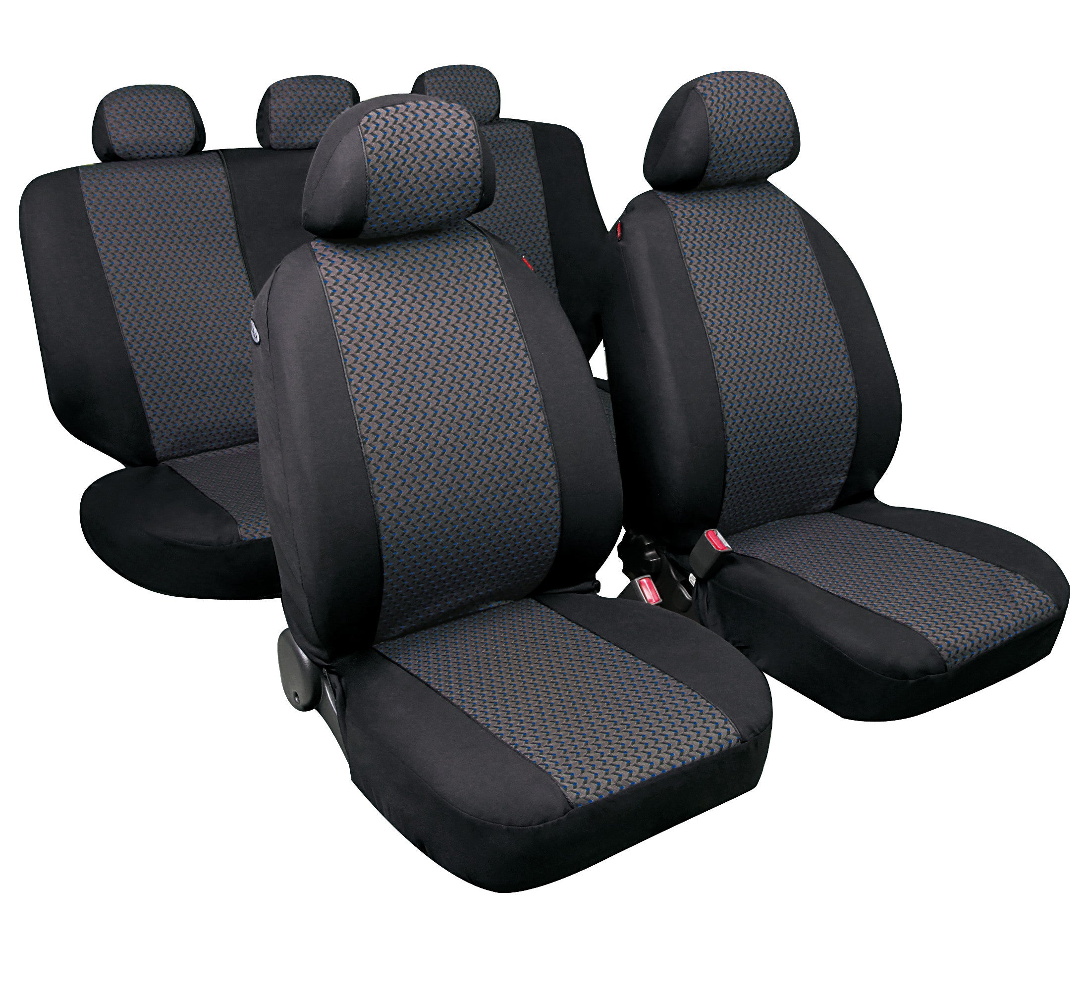 Diago, set fodere coordinate in jacquard - Antracite