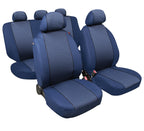 Diago, set fodere coordinate in jacquard - Blu
