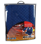Miky, coppia coprisedili anteriori in microfibra, universali - Blu scuro