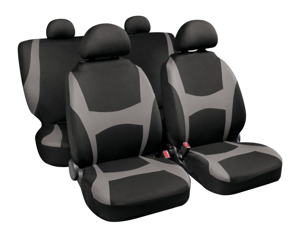 Capri, set fodere coordinate - Nero/Grigio