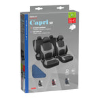 Capri, set fodere coordinate - Nero/Blu