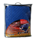 Miky, set fodere coordinate in microfibra - Blu