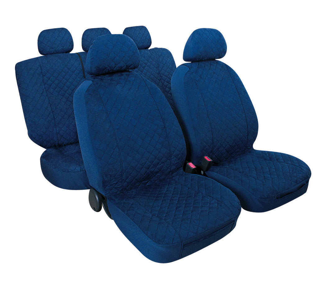 Miky, set fodere coordinate in microfibra - Blu scuro