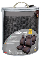 Square, set fodere coordinate in jacquard - Antracite
