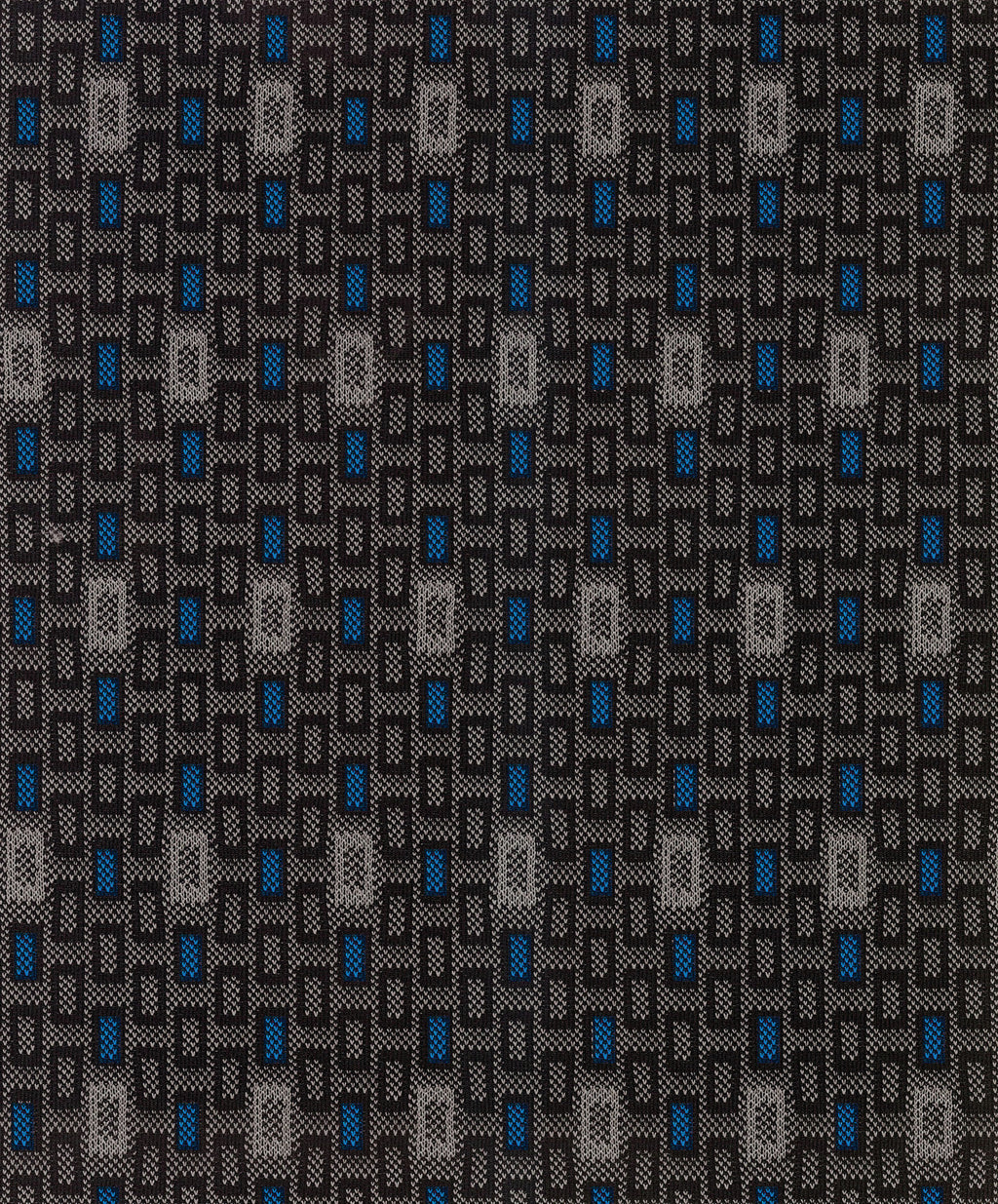 Square, set fodere coordinate in jacquard - Blu