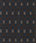 Square, set fodere coordinate in jacquard - Blu