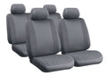 Glamur Basic-Fit, set fodere coordinate in jacquard - Grigio