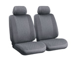 Glamur, coppia coprisedili anteriori in jacquard, universali - Grigio