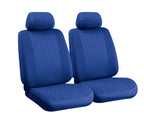 Glamur, coppia coprisedili anteriori in jacquard, universali - Blu