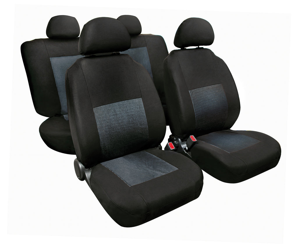 Sport, set fodere coordinate in jacquard - Grigio/Nero