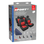 Sport, set fodere coordinate in jacquard - Blu/Nero